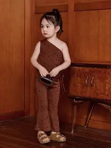 StyleCast x Revolte Girls Printed Top with Palazzos