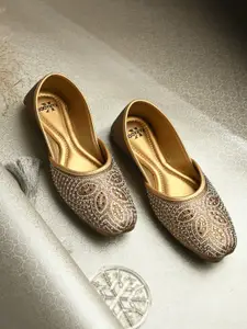 KARADDI Bronze Confortable & Lightweight Flats