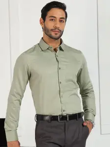 INVICTUS Classic Spread Collar Pure Cotton Formal Shirt