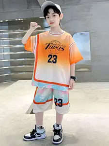 StyleCast x Revolte Boys Printed T-shirt With Shorts