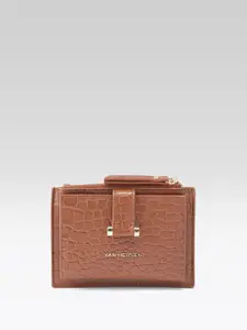 Van Heusen Women Croc Textured Card Holder