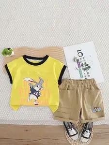 StyleCast x Revolte Boys Printed T-shirt with Shorts