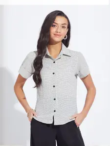 CORSICA Women Checked Casual Shirt