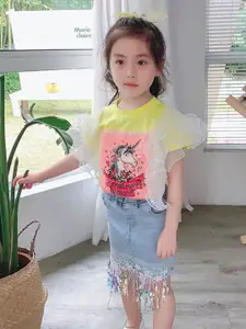 StyleCast x Revolte Girls Printed Top with Skirt