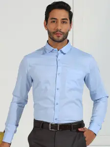 INVICTUS Classic Spread Collar Pure Cotton Formal Shirt