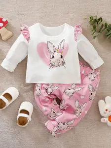 StyleCast x Revolte Girls Printed Top With Pyjamas