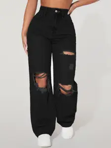 AAHWAN Women Loose Fit High-Rise Jeans