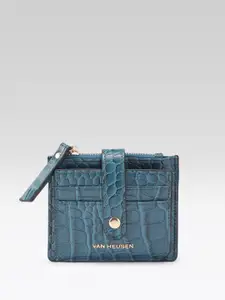 Van Heusen Women Croc Textured Card Holder