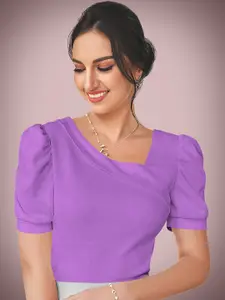 Dream Beauty Fashion Women V-Neck Puff Sleeve Top