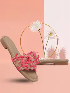 AVIVASTYLE Women Open Toe Flats with Other