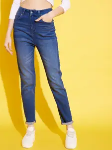 KASSUALLY Women Comfort Slim Fit High-Rise Stretchable Jeans