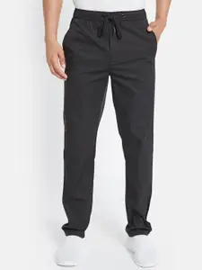 Octave Men Cotton Mid-Rise Track Pants
