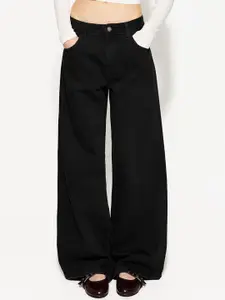 Kotty Women Jean Flared High-Rise Cotton Jeans