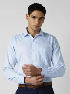 Van Heusen Men Vertical Striped Spread Collar Cotton Party Shirt