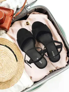 Mochi Women Synthetic Block with Tassels