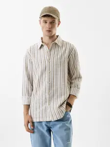 Snitch Multi Stripes Striped Casual Shirt