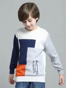 Monte Carlo Boys Colourblocked Pullover Sweaters
