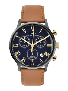 Timex Men Dial & Leather Straps Analogue Watch TWEG26601