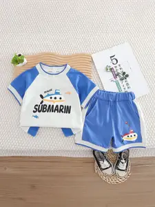 StyleCast x Revolte Boys Printed T-shirt with Shorts