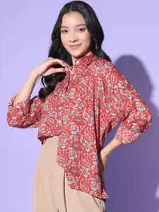 CORSICA Women Classic Floral Printed Casual Shirt