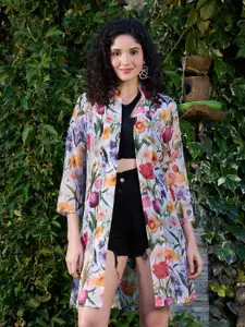 BAESD Printed Longline Shrug