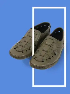 Mochi Men Leather Shoe-Style Sandals