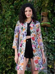 TANDUL Women Printed Longline Shrug