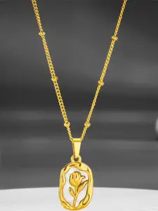 SZN Gold-Plated Stainless Steel Necklace