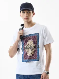 Snitch Graphic Printed Pure Cotton T-shirt