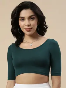 De Moza Round Neck Saree Blouse