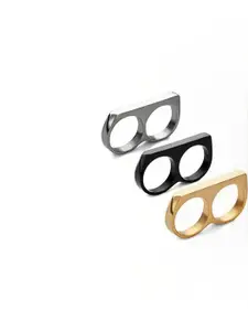 NEERAJYOTI Men Stainless Steel Finger Ring