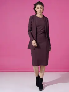 Selvia Round Neck Sleeveless Bodycon Dress