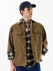 Snitch Relaxed Fit Cotton Casual Shirt