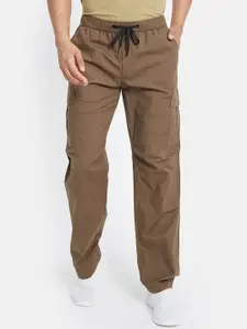 Octave Men Cotton Mid-Rise Track Pants