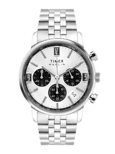 Timex Men Dial & Stainless Steel Straps Analogue Date Aperture Watch TWEG26704