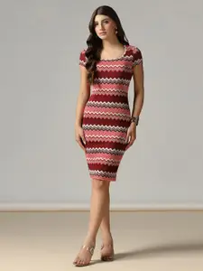 Selvia Women Printed Bodycon Dress