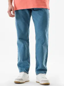 Snitch Men Blue Mid-Rise Relaxed Fit Jeans