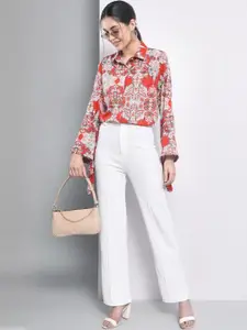 CORSICA Women Classic Printed Casual Shirt