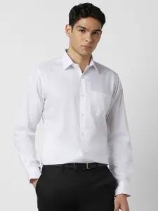 Van Heusen Spread Collar Long Sleeves Pure Cotton Formal Shirt