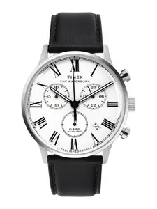 Timex Men Leather Straps Analogue Chronograph Watch TWEG26600