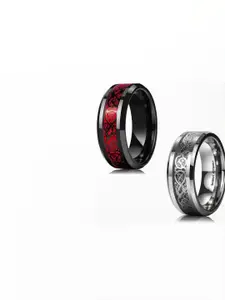 NEERAJYOTI Men Silver Finger Ring