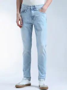 Flying Machine Men Slim Fit Mid-Rise Light Fade Jeans