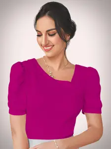 Dream Beauty Fashion top-57-paris-ranipink Women Puff Sleeve V-Neck Top