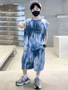 StyleCast x Revolte Boys Dyed T-shirt With Shorts