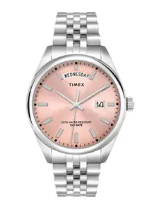 Timex Men Dial & Stainless Steel Straps Analogue Date Aperture Watch TWEG27101