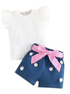 StyleCast x Revolte Girls Top with Shorts