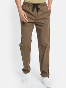 Octave Men Cotton Mid-Rise Track Pants