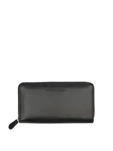 BROWN BEAR Women Leather Zip Around Wallet