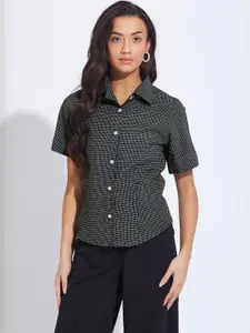 CORSICA Women Checked Casual Shirt