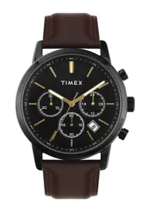 Timex Men Dial & Leather Straps Analogue Watch TWEG294SMU01